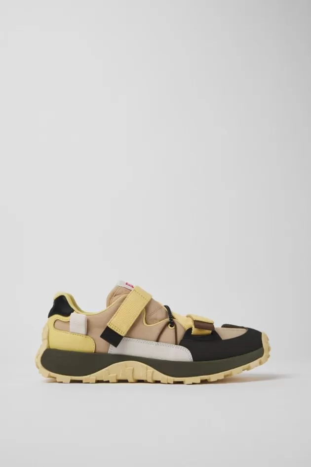 Best Camper Meerkleurige Stoffen En Nubuck Herensneakers