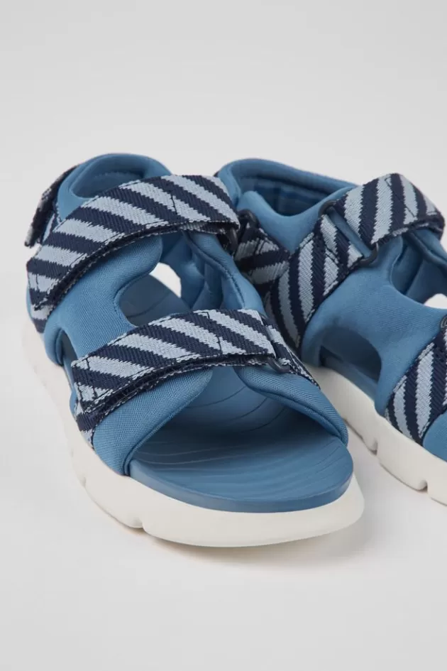 Outlet Camper Meerkleurige Stoffen Kindersandalen