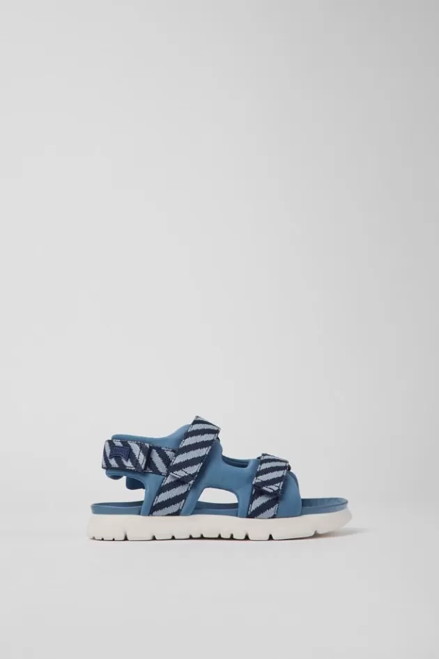Outlet Camper Meerkleurige Stoffen Kindersandalen