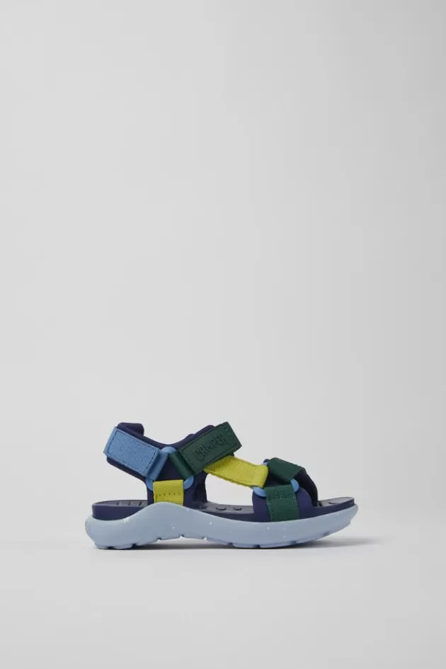 Discount Camper Meerkleurige Stoffen Kindersandalen