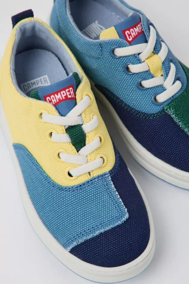 Flash Sale Camper Meerkleurige Stoffen Kindersneakers