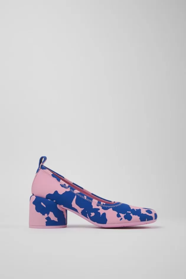 Online Camper Meerkleurige Textiel Damesballerina