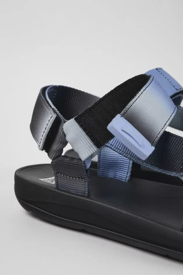 Clearance Camper Meerkleurige Textiel Sandaal Voor Heren