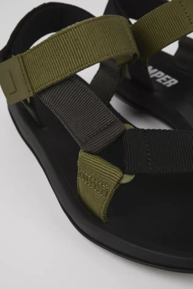 Fashion Camper Meerkleurige Textiel Sandaal Voor Heren