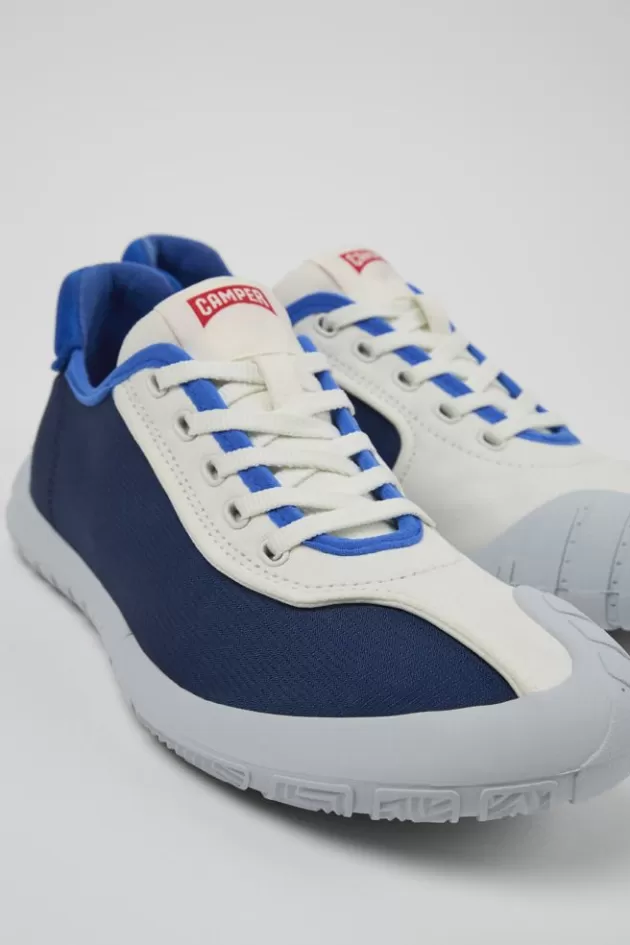 New Camper Meerkleurige Textiel Sneaker Voor Dames