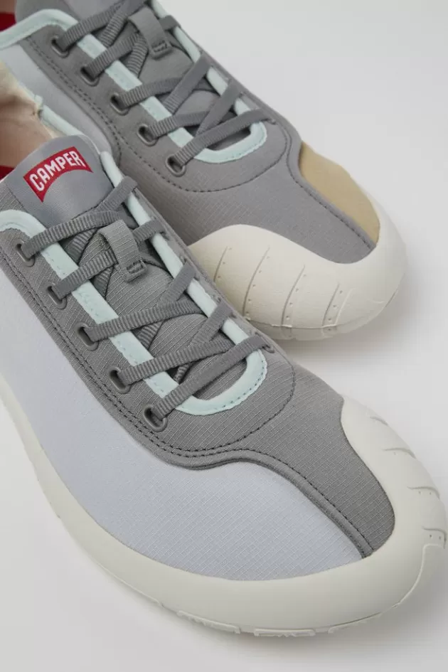 Discount Camper Meerkleurige Textiel Sneaker Voor Heren