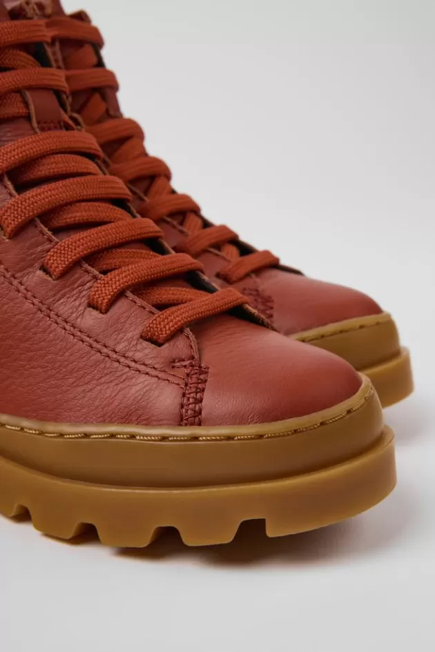 New Camper Rode Leren Kinder-Enkelboots
