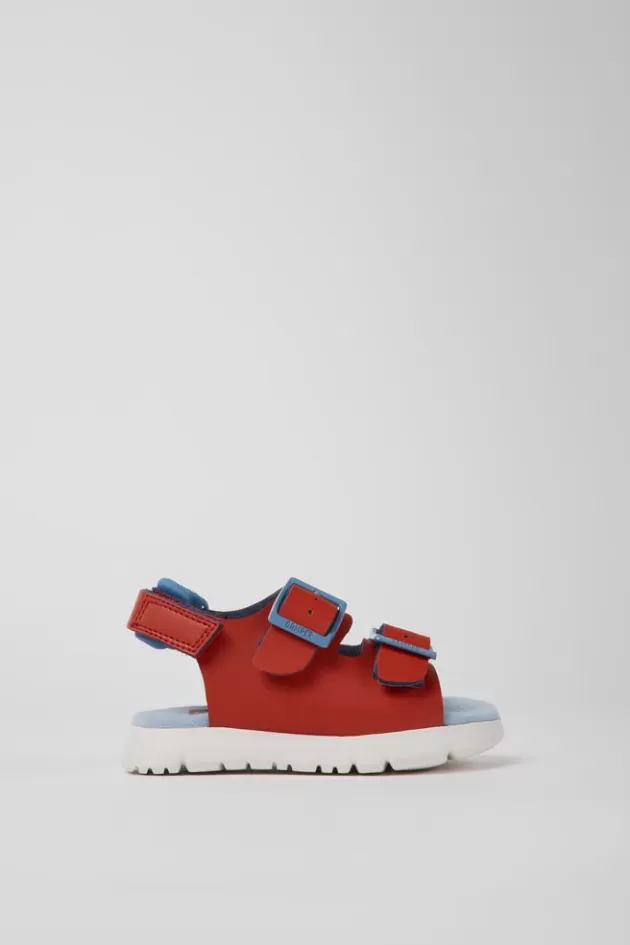 Discount Camper Rode Leren Kindersandalen
