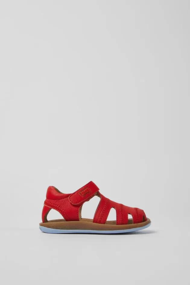 New Camper Rode Leren Kindersandalen