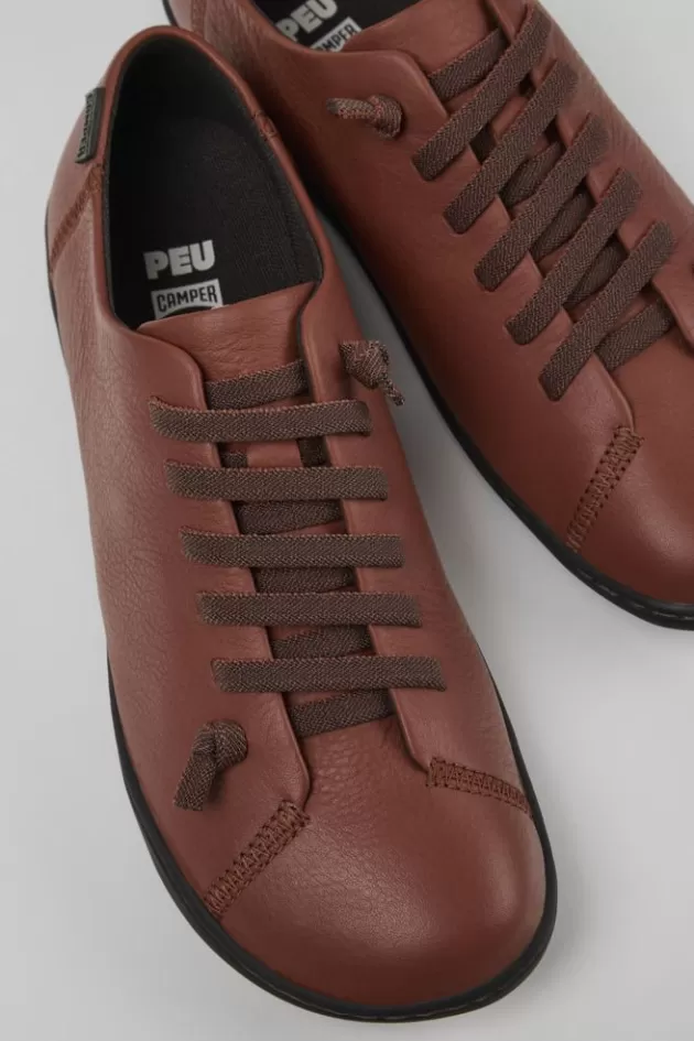Sale Camper Rode Leren Schoen Voor Dames