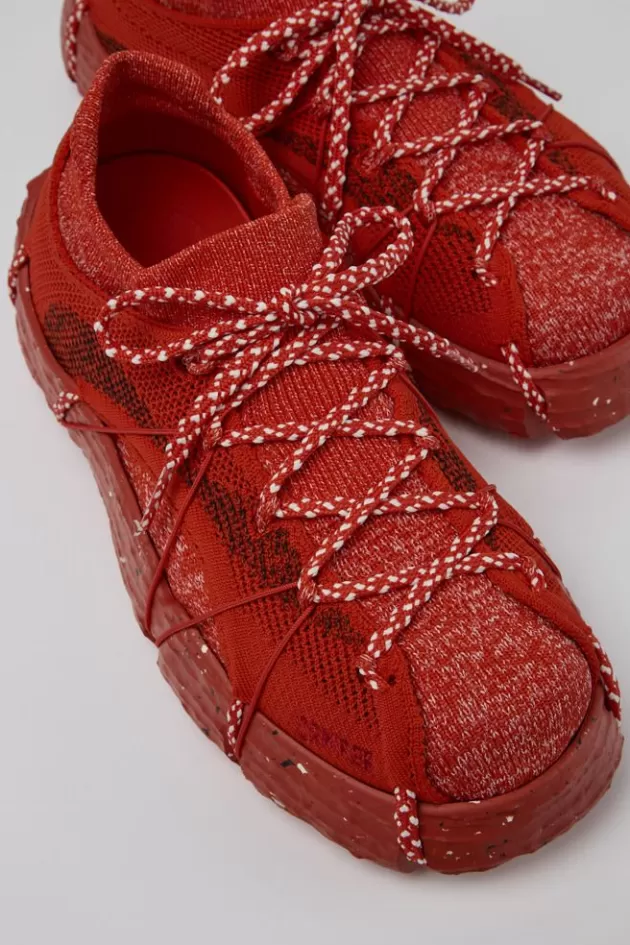 Store Camper Rode Sneaker Voor Dames