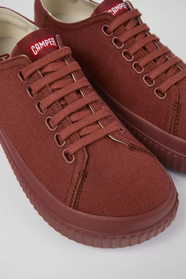 Hot Camper Rode Tencel Damesschoenen