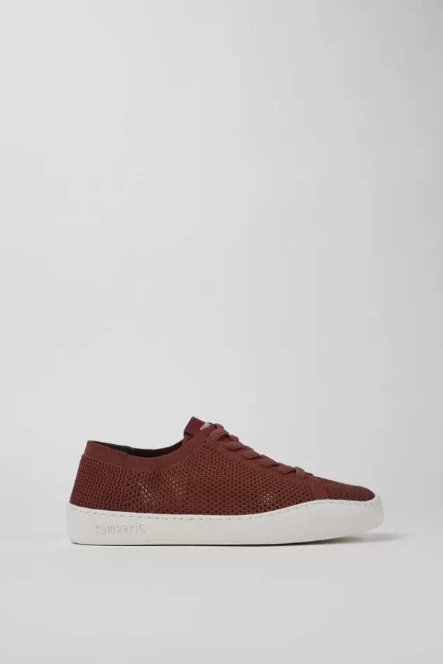 Cheap Camper Rode Textiel Sneaker Voor Dames