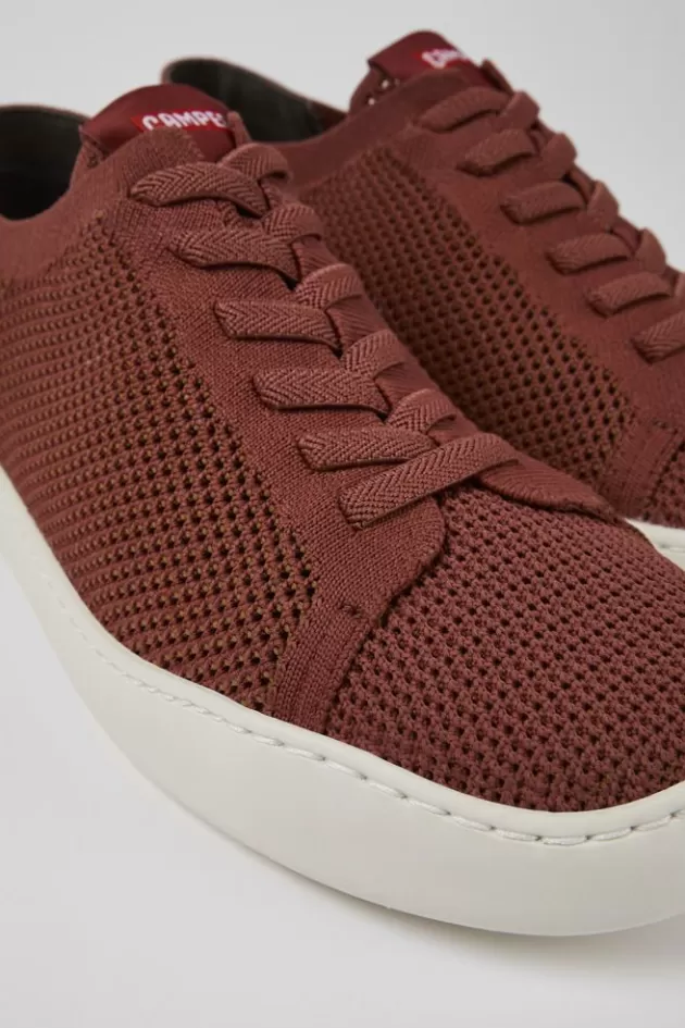 Discount Camper Rode Textiel Sneaker Voor Heren
