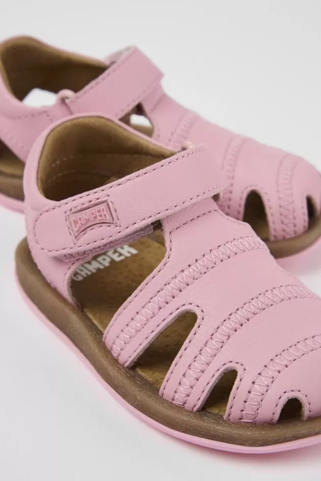 Flash Sale Camper Roze Leren Sandaal