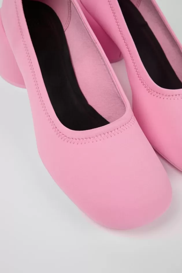 Shop Camper Roze Textiel Damesballerina