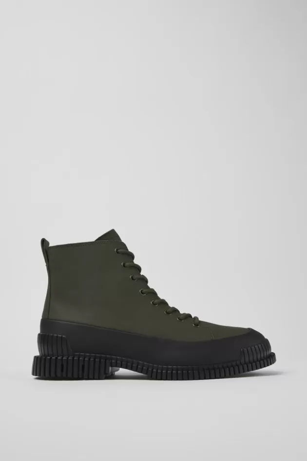 Store Camper Stijlvolle Kaki Veterboot Voor Heren