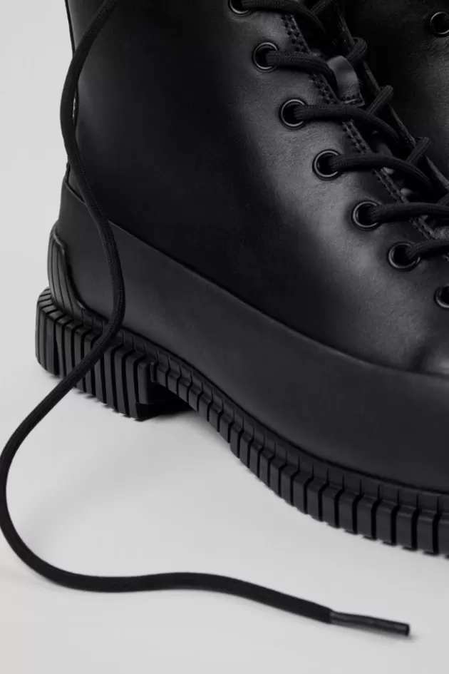 Outlet Camper Stijlvolle Zwarte Veterboot Voor Heren