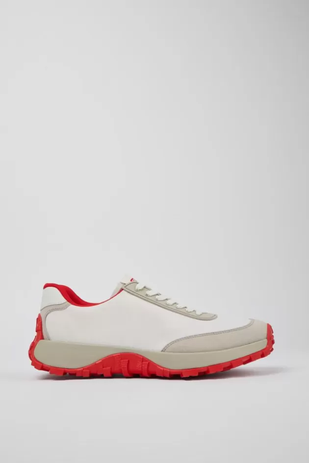 Fashion Camper Witte Herensneakers Van Gerecycled Pet En Nubuck