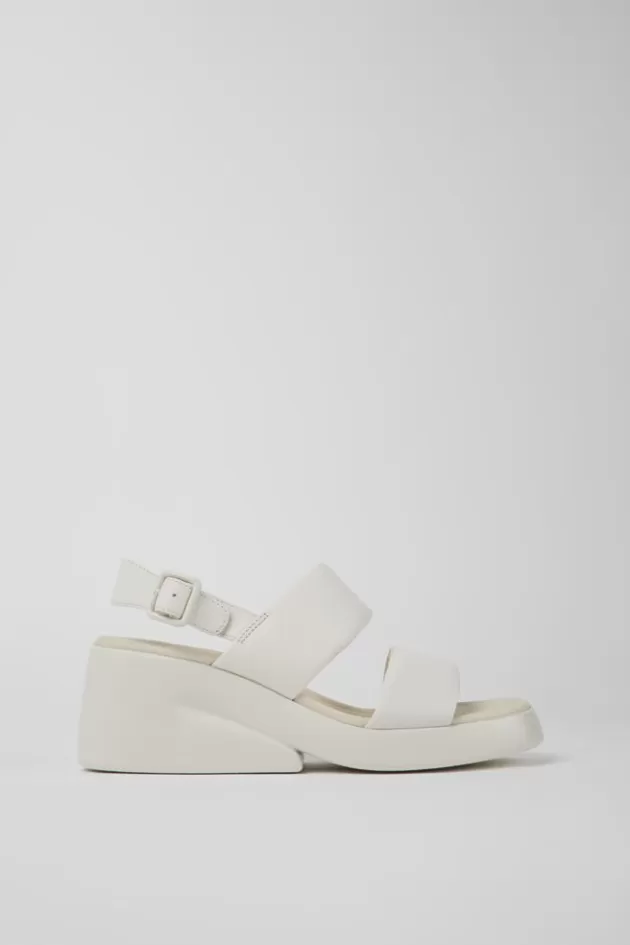 Store Camper Witte Leren Damessandalen