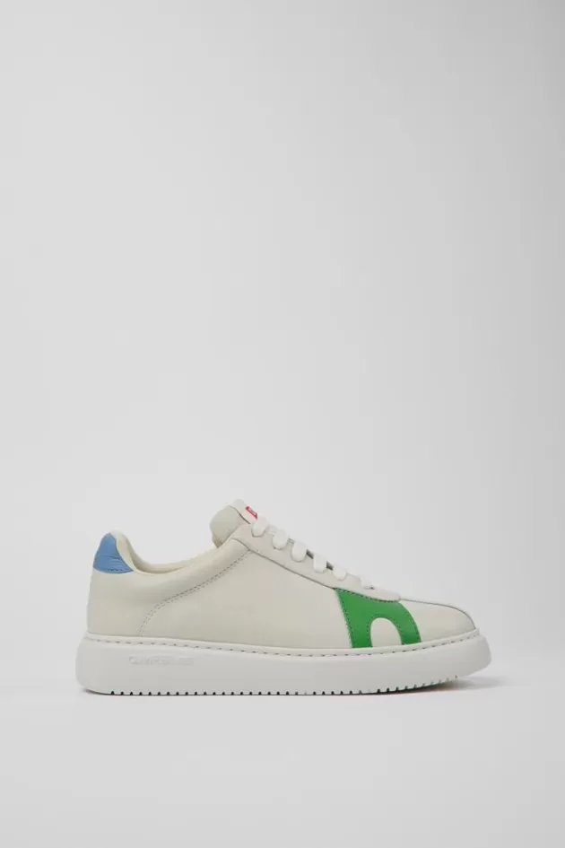 Hot Camper Witte Leren Damessneaker