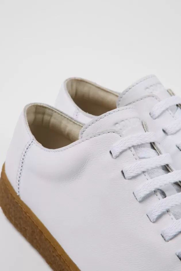 Best Camper Witte Leren Herenschoenen