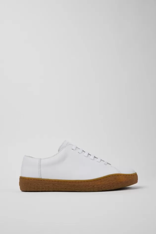 Best Camper Witte Leren Herenschoenen