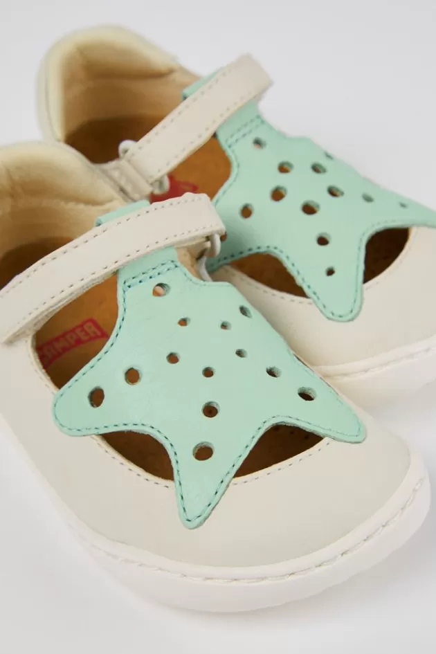 Discount Camper Witte Leren Schoen