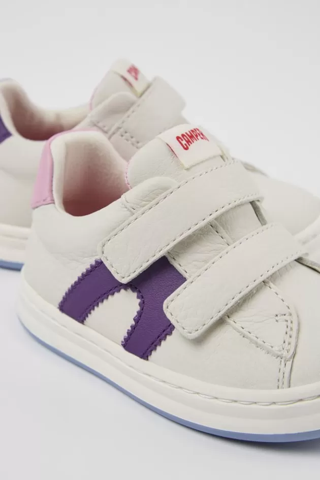 Shop Camper Witte Leren Sneaker
