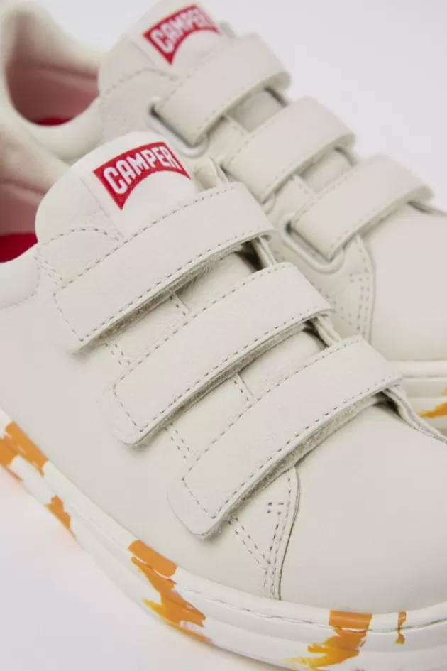 Hot Camper Witte Leren Sneaker