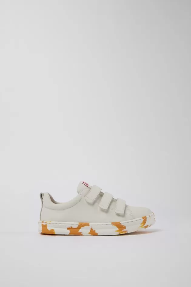 Hot Camper Witte Leren Sneaker