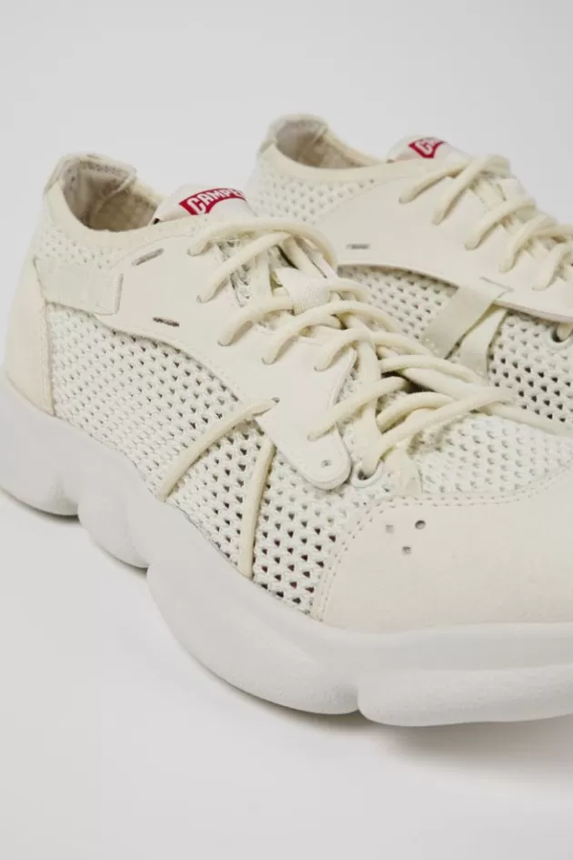Flash Sale Camper Witte Tencel En Mirium® Sneaker Voor Dames