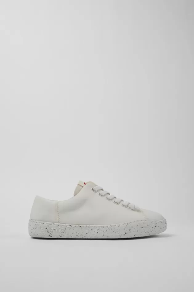 Cheap Camper Witte Textiel Sneaker Voor Dames