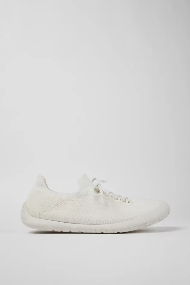 Cheap Camper Witte Textiel Sneaker Voor Heren