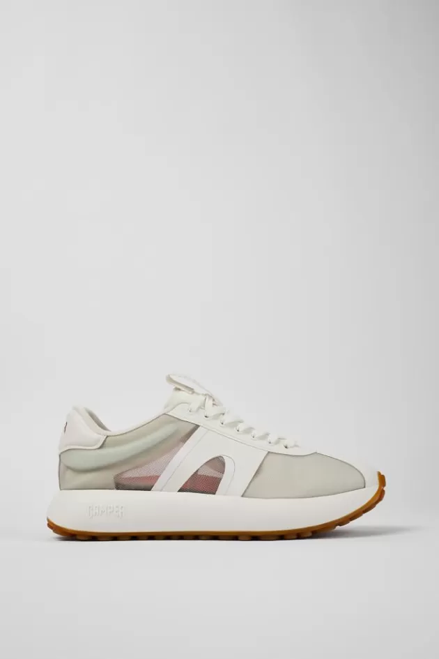 Discount Camper Witte Textiel Sneaker Voor Heren