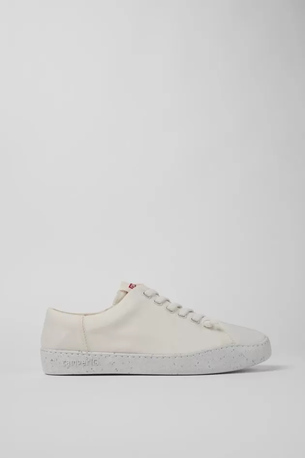 Cheap Camper Witte Textiel Sneaker Voor Heren