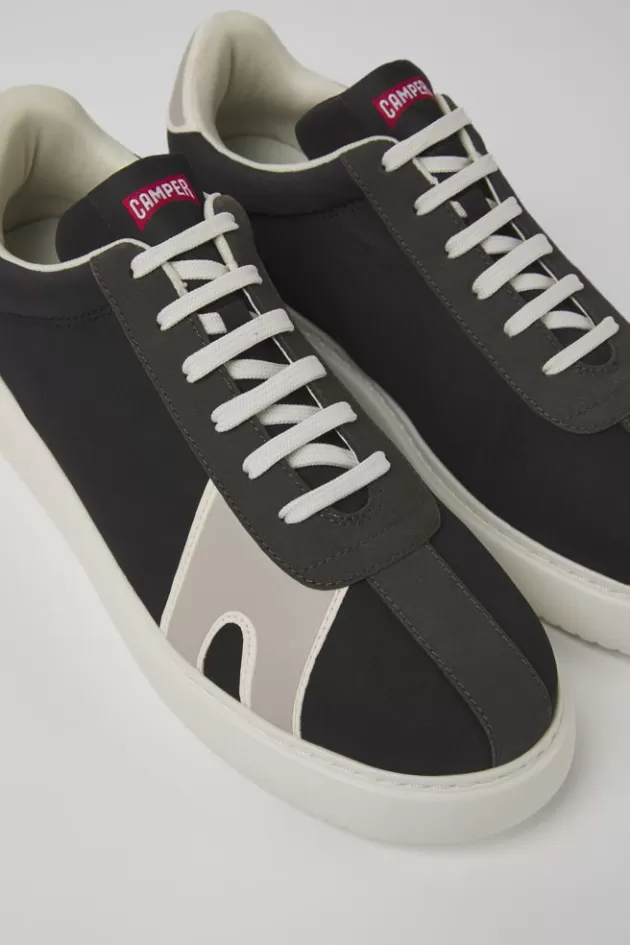 New Camper Zwart, Grijs En Witte Herensneakers