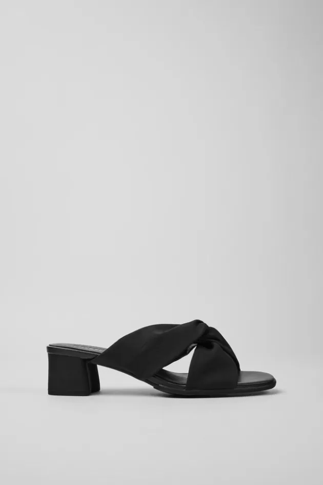 Fashion Camper Zwarte Damessandalen Van Gerecycled Pet
