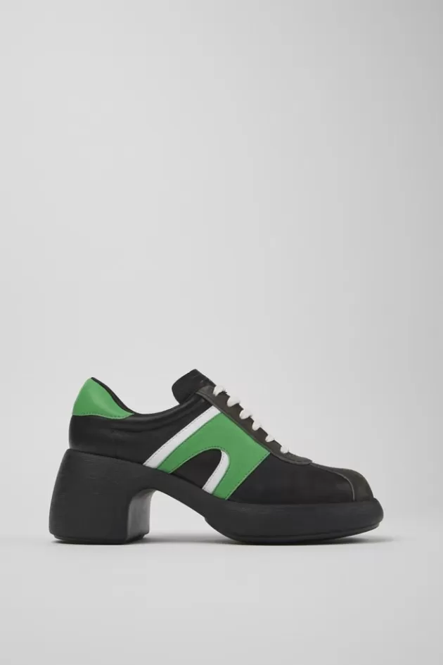 Cheap Camper Zwarte Damesschoen Van Leer/Nubuck