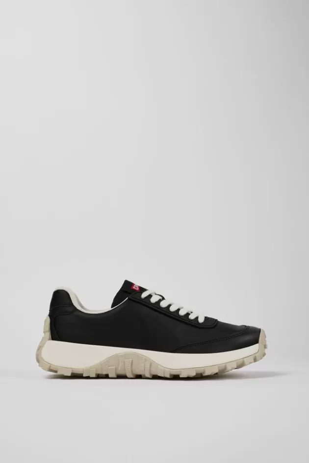 Fashion Camper Zwarte Damessneaker Van Leer/Textiel