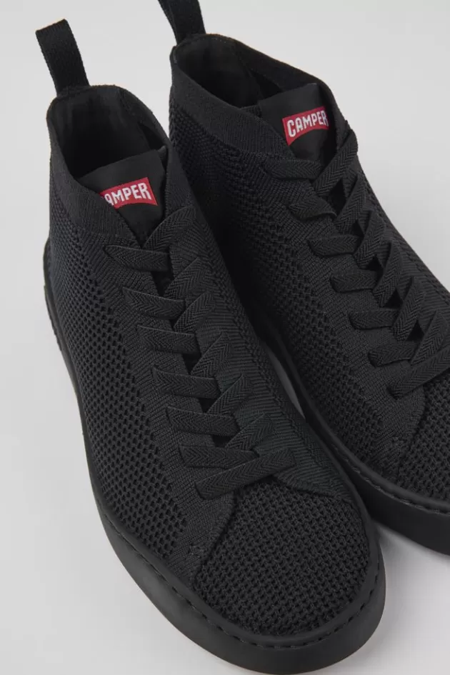 Outlet Camper Zwarte Damessneakers, Aan Een Stuk Gebreid
