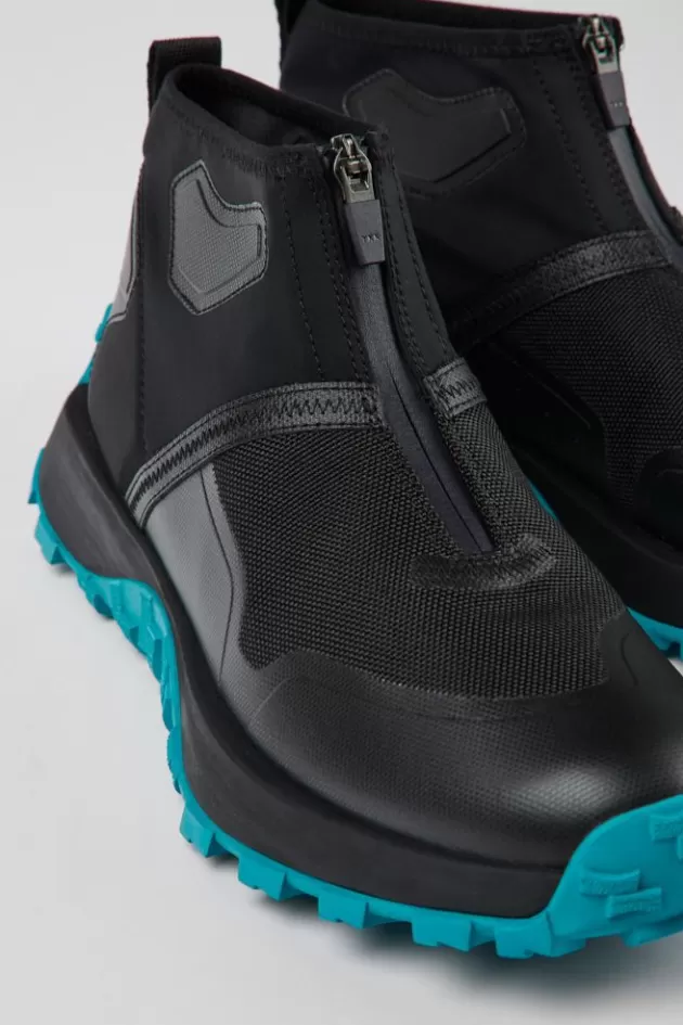 Sale Camper Zwarte Herenenkelboots Van Gerecycled Pet