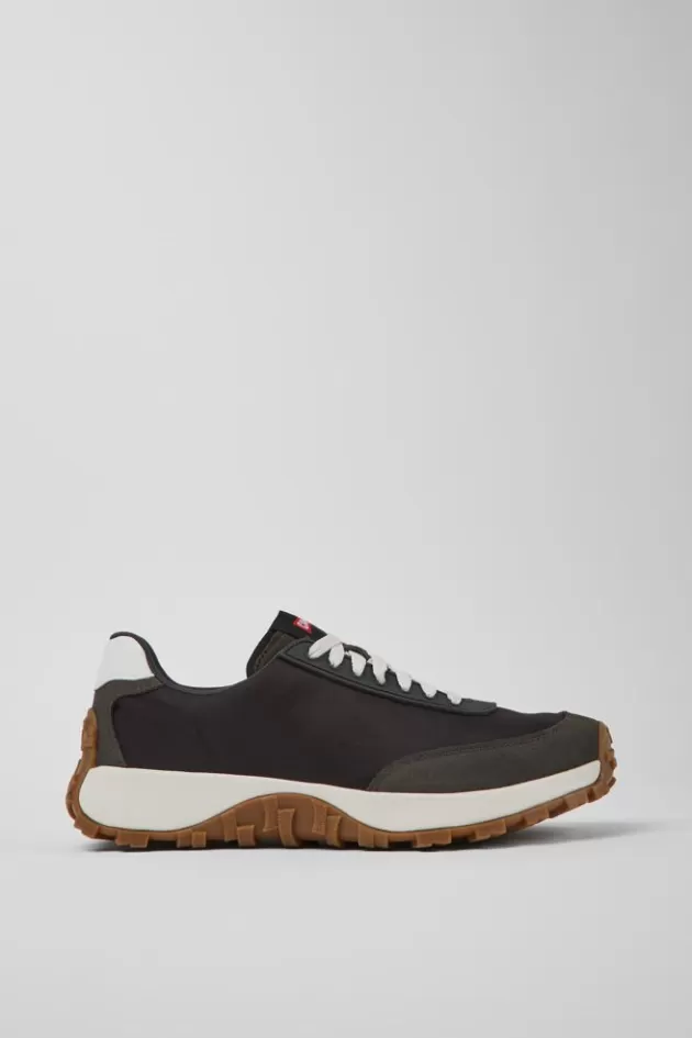 Store Camper Zwarte Herensneakers Van Gerecycled Pet En Nubuck