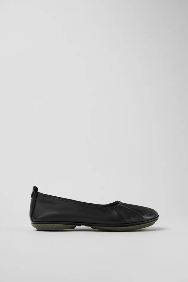 Sale Camper Zwarte Leren Damesballerina'S