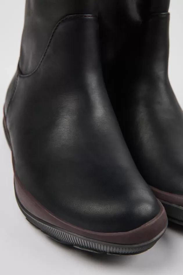 Shop Camper Zwarte Leren Damesboots