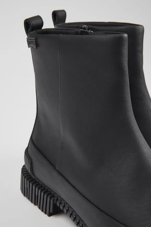 Sale Camper Zwarte Leren Damesboots