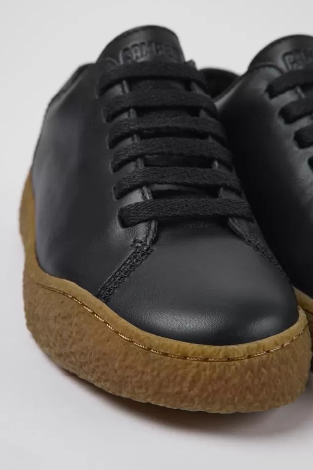 Sale Camper Zwarte Leren Damesschoenen