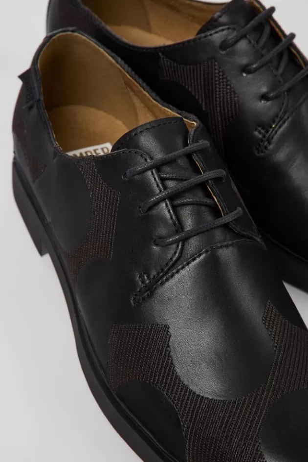 Flash Sale Camper Zwarte Leren Damesschoenen