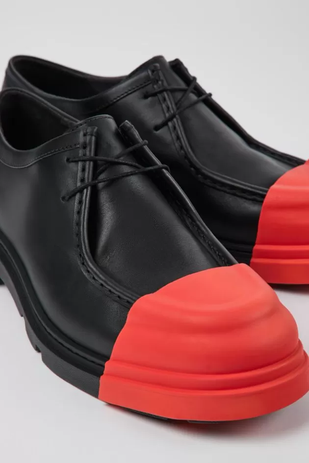 Outlet Camper Zwarte Leren Herenschoenen