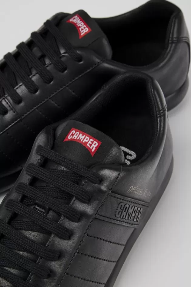 Outlet Camper Zwarte Leren Herenschoenen